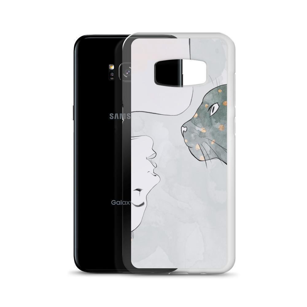 Refresh your collection of cat themed accessories with this one of a kind Cat Harmony Samsung phone case.