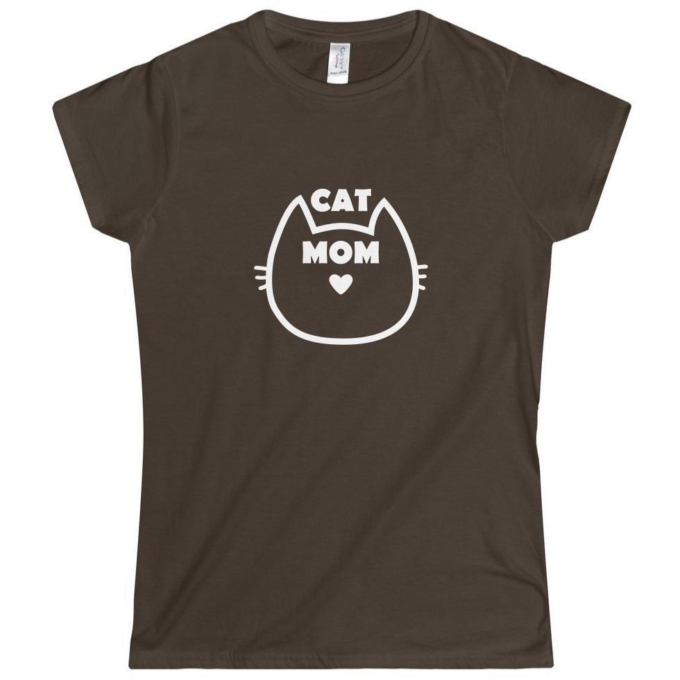Crazy Cat Lady Apparel, 100% Cotton Cat Mom Shirt