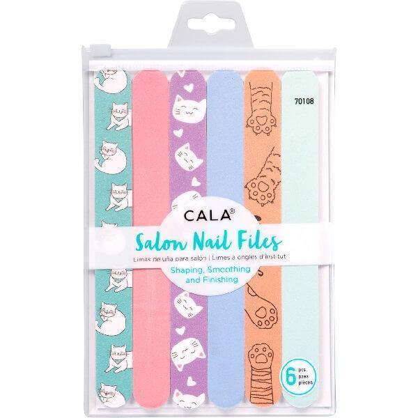 Cat Stuff For Cat Lovers, Cat Print Nail Files In A Set of 6