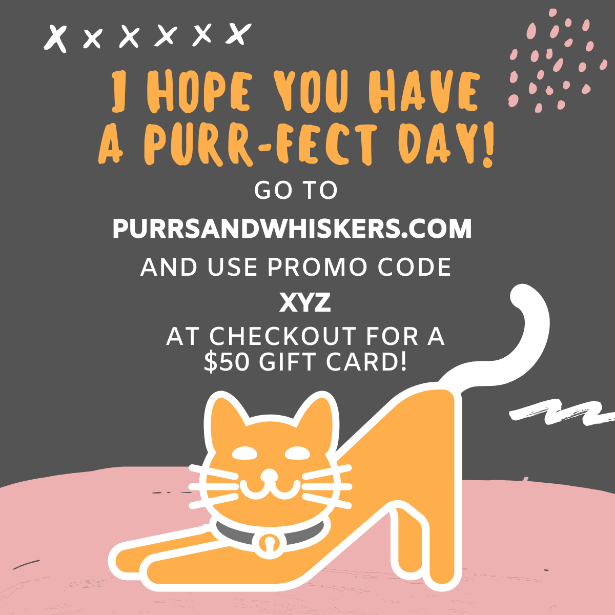 Cat Themed Gifts, $50 Gift Card for Cat People