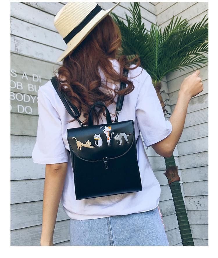 Cat themed apparel, Lazy Cats Backpack