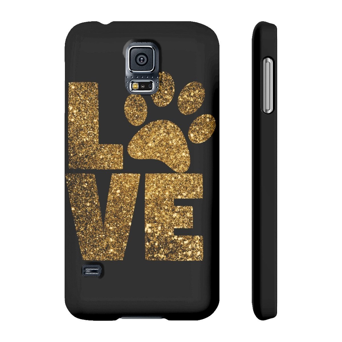 Cat themed accessories for cat lovers, Love Paw Prints Phone Case
