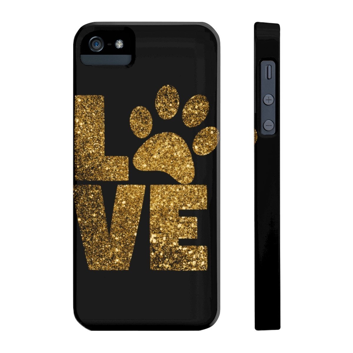 Cute phone case for pet owners, Love Paw Prints Phone Case
