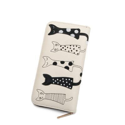 Cat Things for Cat Lovers, Cute Cat Wallet with Black Cats