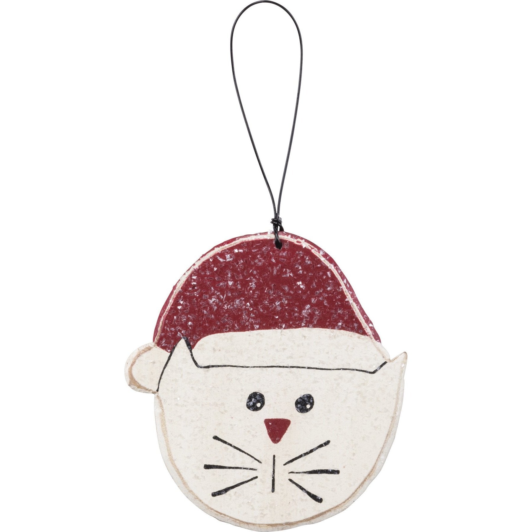 Cat Christmas Tree Decorations, Santa Cat Christmas Ornament